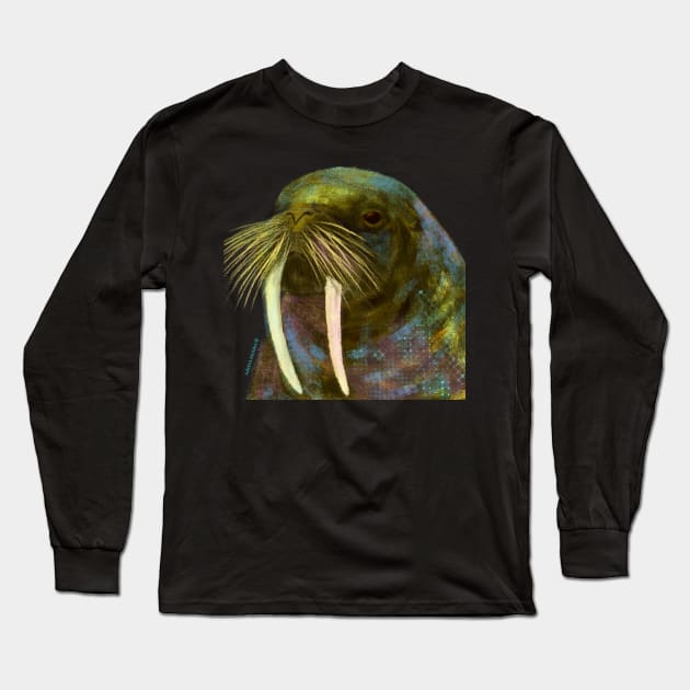 Walrus Long Sleeve T-Shirt by julianamotzko